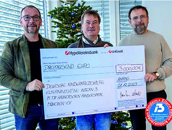 Bild Spendenübergabe