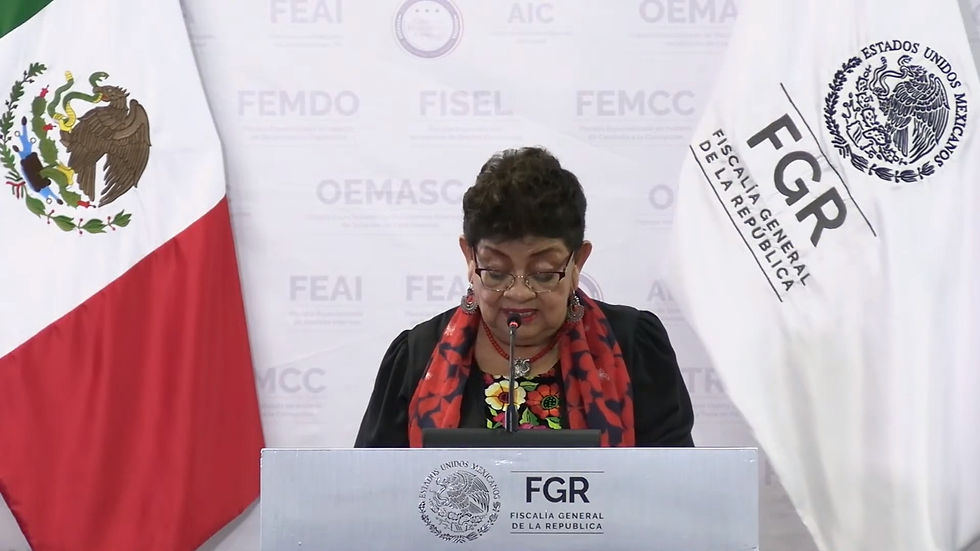 Conferencia de prensa de la FGR sobre los avances en la investigación del Caso Zambada.