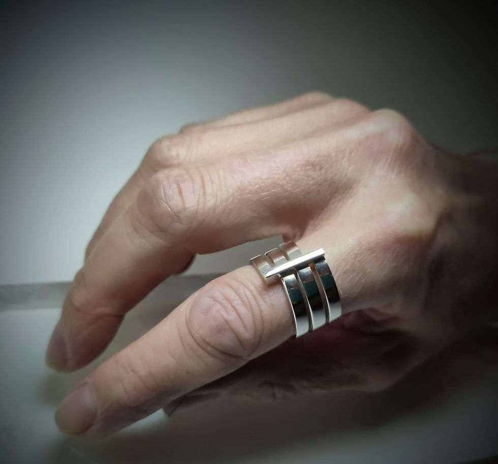 zilveren ring twisted3