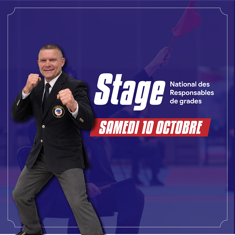 STAGE NATIONAL DES RESPONSABLES DE GRADES KARATÉ