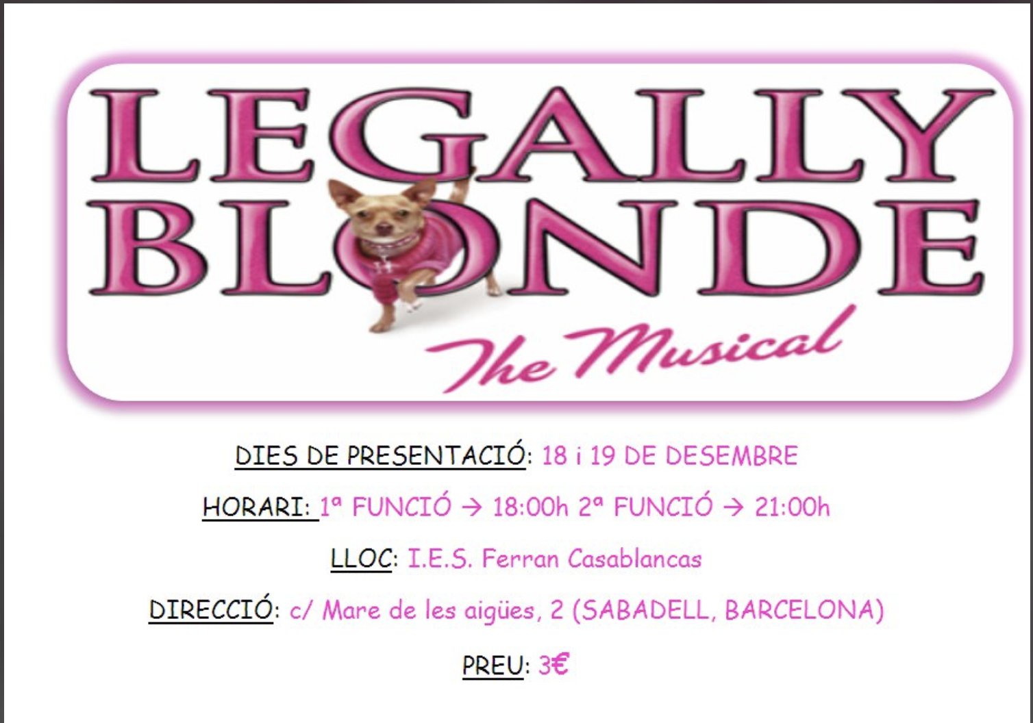 Legally Blonde, 2010