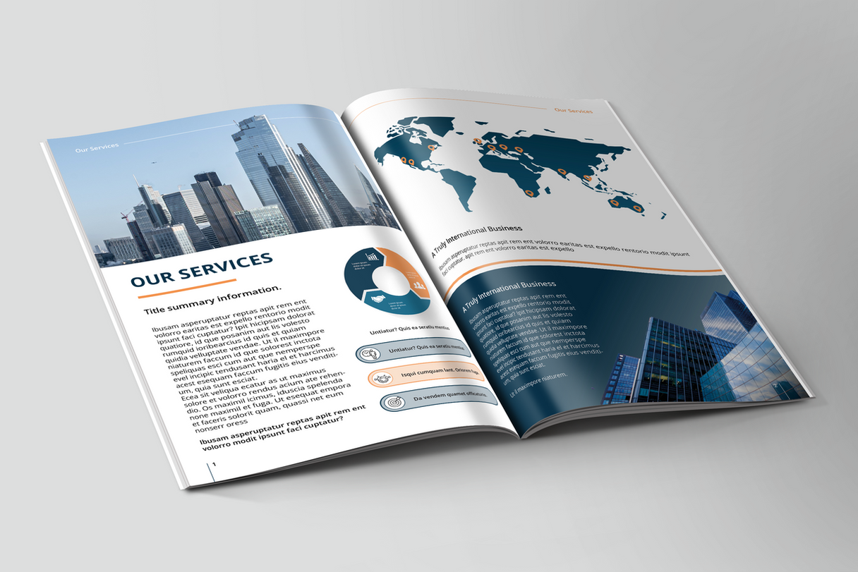 ITP Double page spread book