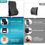 Miniatura: Almohada de apoyo lumbar para silla de oficina