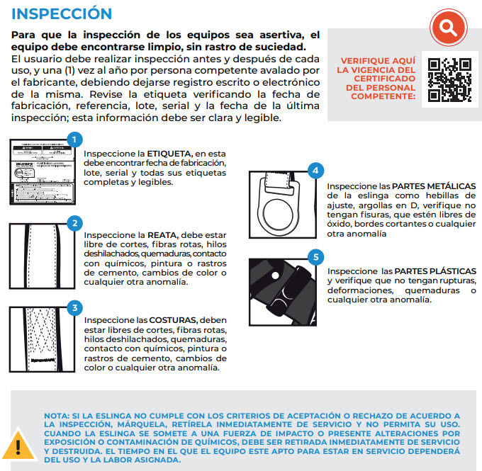 Miniatura: Eslinga de Posicionamiento en Y con ganchos Dieléctricos 2 ¼ y ¾