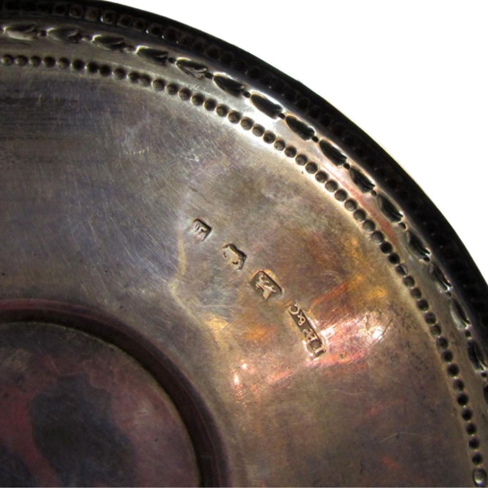 Miniature : English Silver - 18th Century Chamber Stick