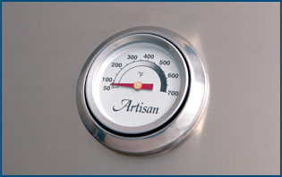 Thumbnail: AAEP-26 Artisan American Eagle 2-Burner Grill - No Rotisserie Kit or Lights