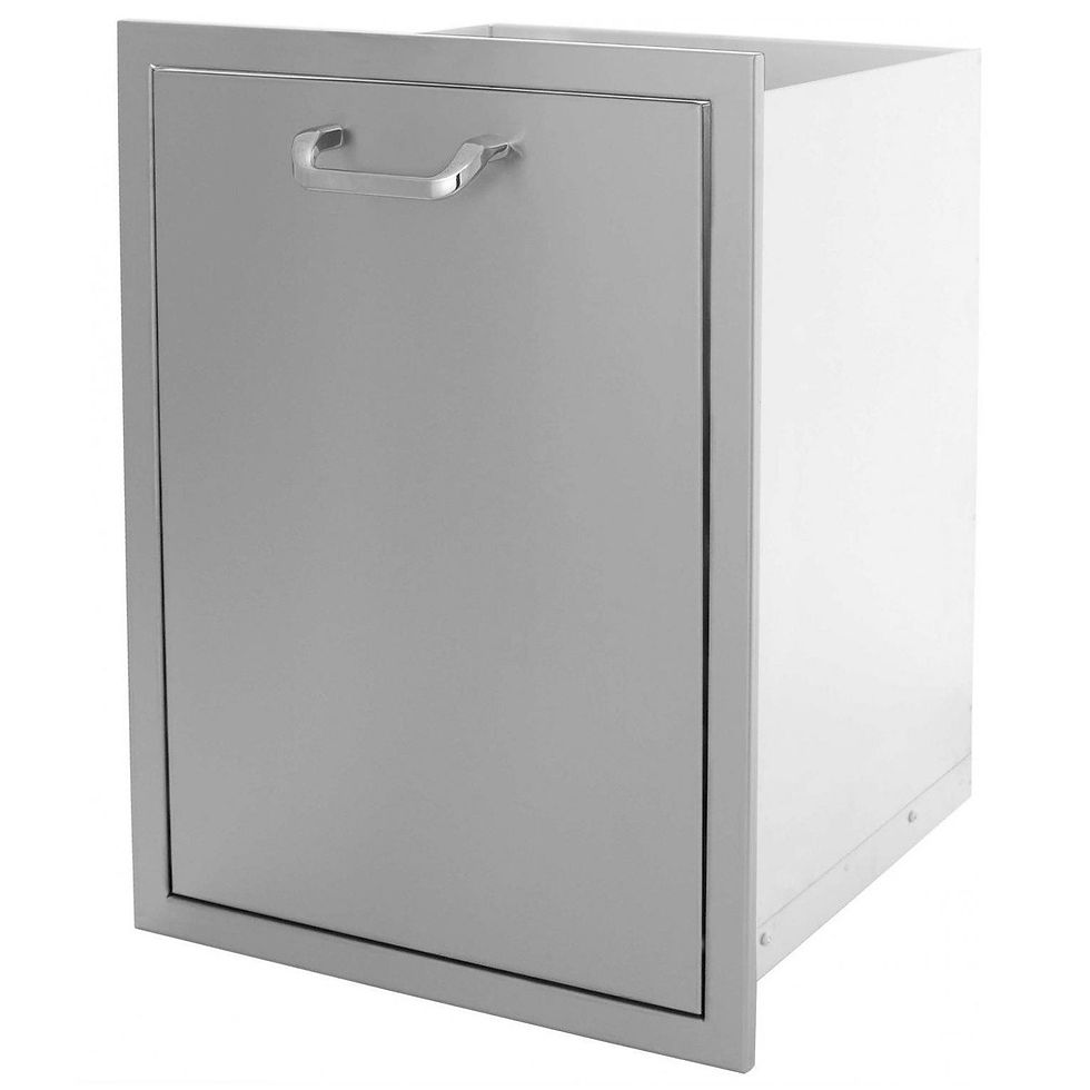 Thumbnail: BBQ-260-TRLP-DRW 20" Roll-Out Trash/Propane Tank Drawer