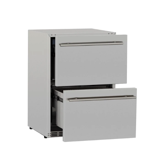 Thumbnail: RFR-24DR2-A Summerset 5.3c Deluxe Outdoor Rated 2-Drawer Refrigerator
