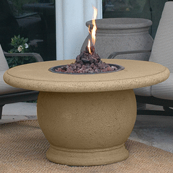Thumbnail: 610-xx-11-M2xC American Fyre Designs Amphora Firetable with Concrete Top