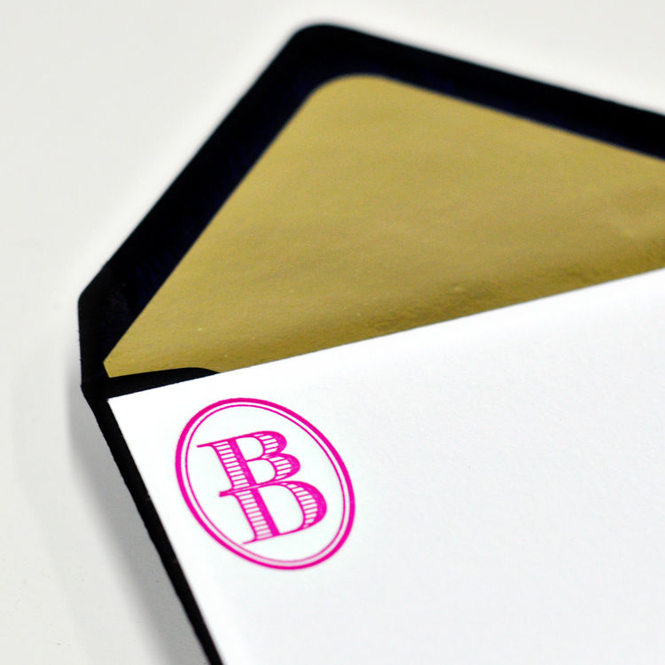 Gilded Letterpress Enclosure