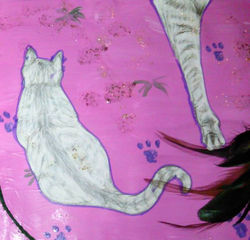 Piece #13 - _Feline Frenzy_, Side 2-close-up middle