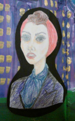 Piece #15 - _City Girls_ - Side 1, Girl 2 - Close-up