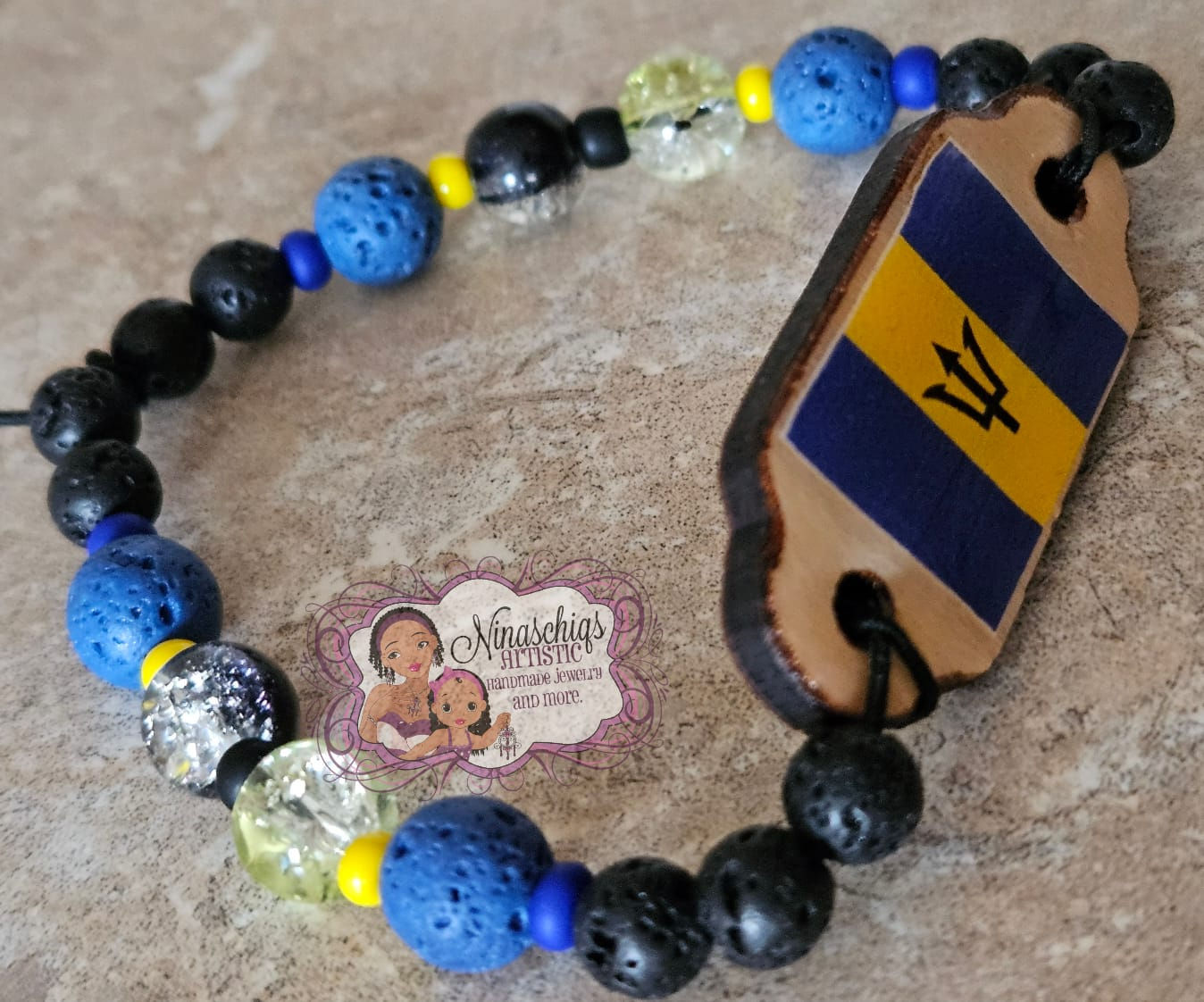 Barbados Flag - Bracelet