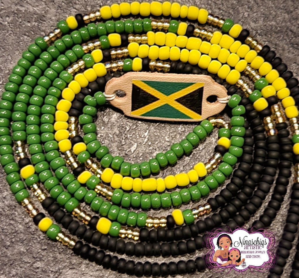 Jamaican Flag Waistbeads