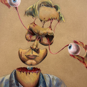 Self Portrait (colored pencil)