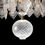Miniature : Lustre en laiton doré et verre du début XIXe