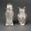 Miniature : Deux salières en argent massif du milieu du XIXe siècle
