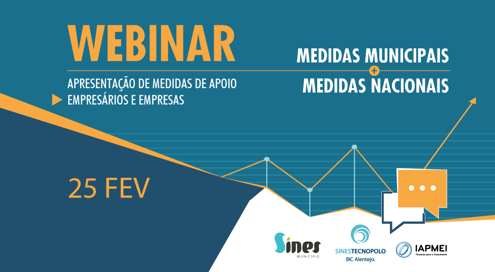 Webinar de apresentação de medidas de apoio a empresários