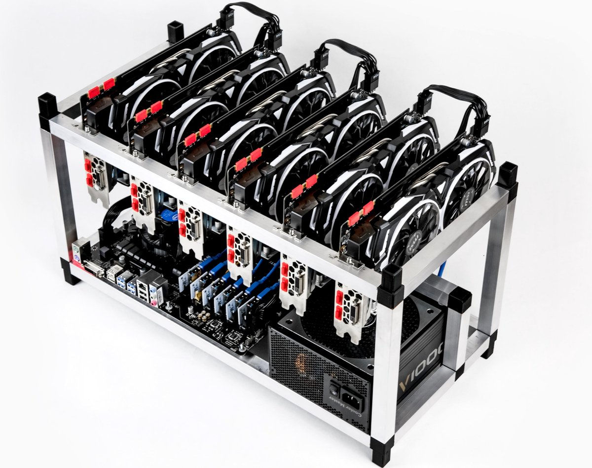 RIG 6600XT x6GPU  190-200 MH/s