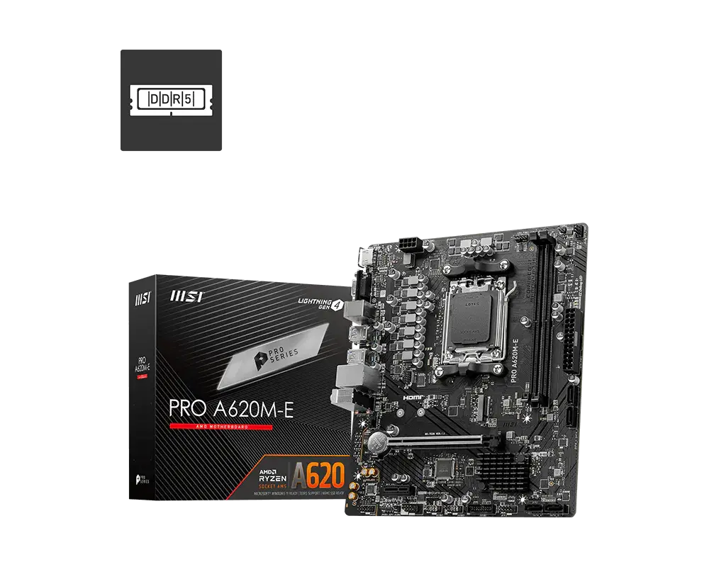 Pllakë amë MSI A620M-E Pro