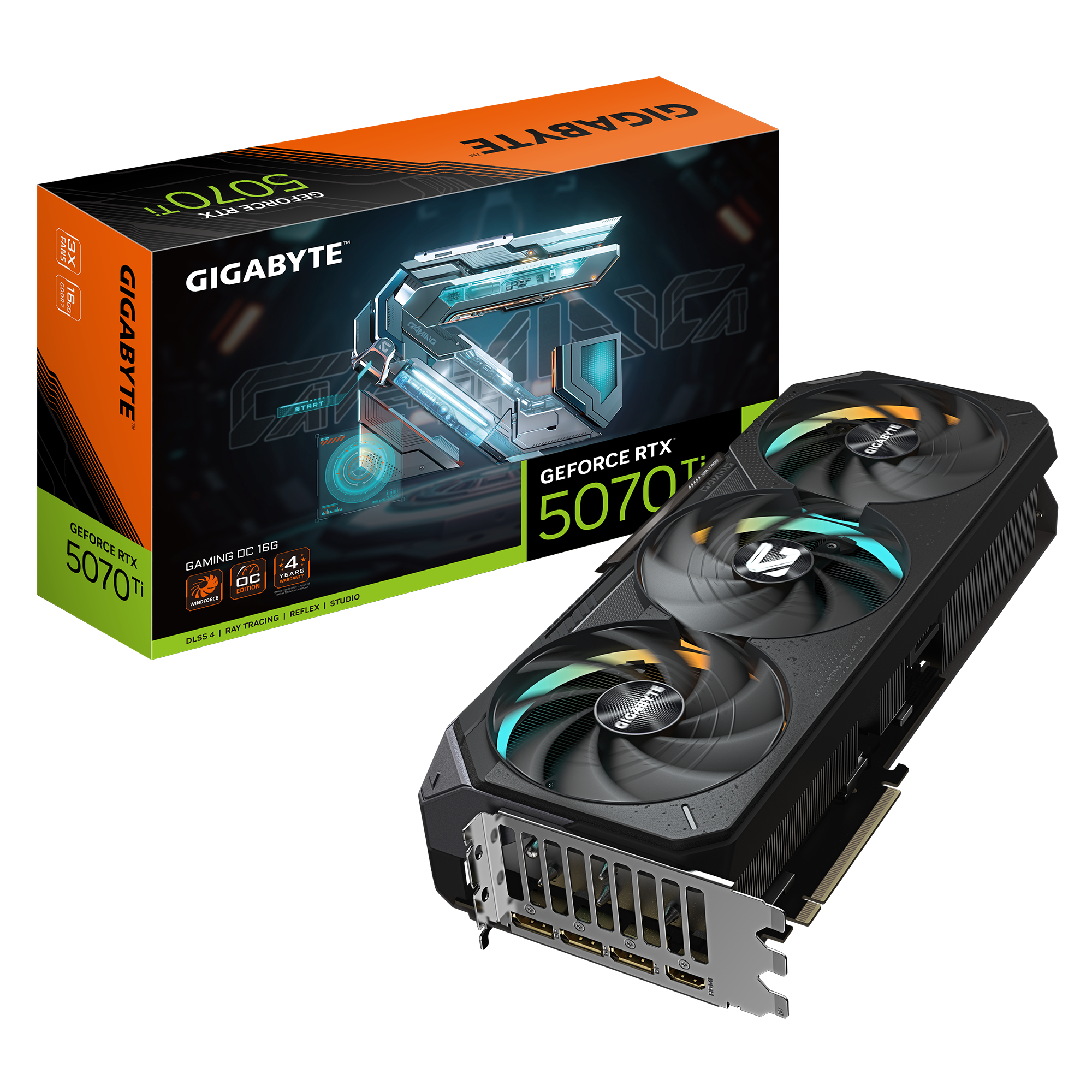 Kartelë Gigabyte GeForce RTX™ 5070 Ti GAMING OC