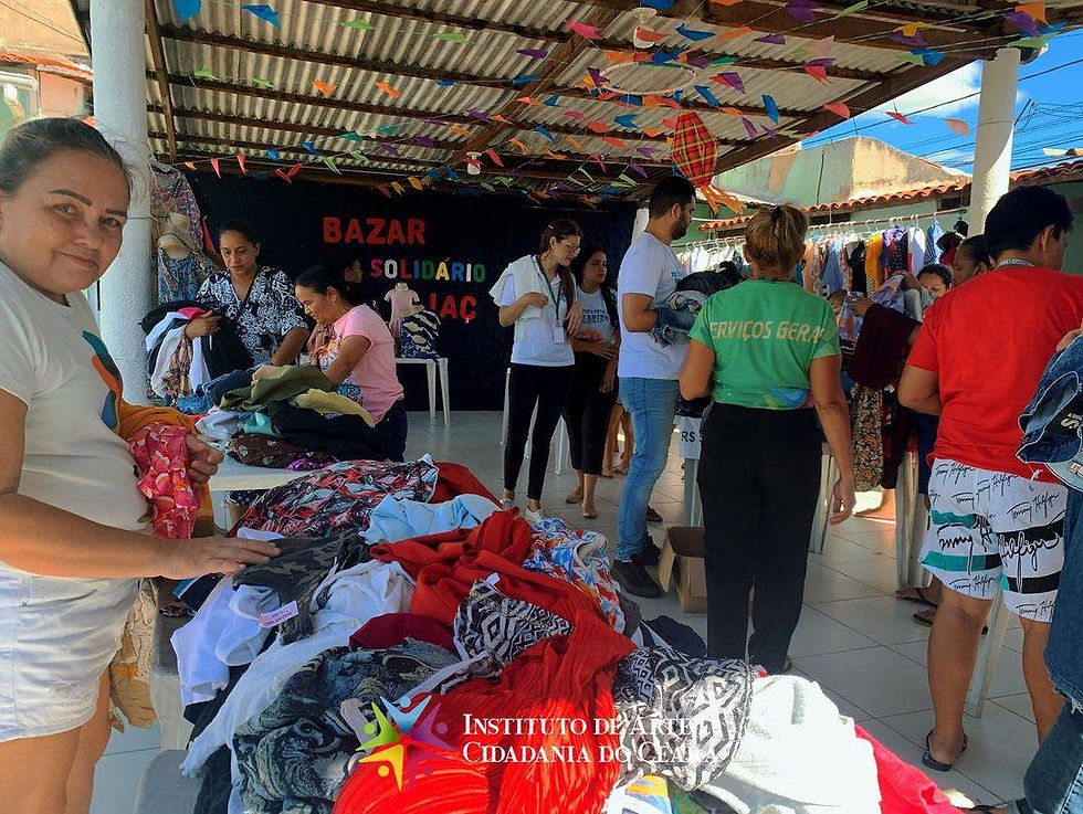 IAC-CE realiza Bazar Solidário nos dias 07 e 08 de agosto – participe!
