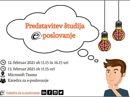 📢 Informativni dnevi EPF 2021 – študij e-poslovanja 📢