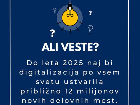 12 milijonov novih delovnih mest s področja digitalizacije