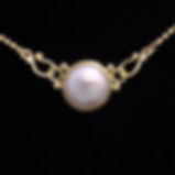Thumbnail: Mabé Pearl Charm Necklace