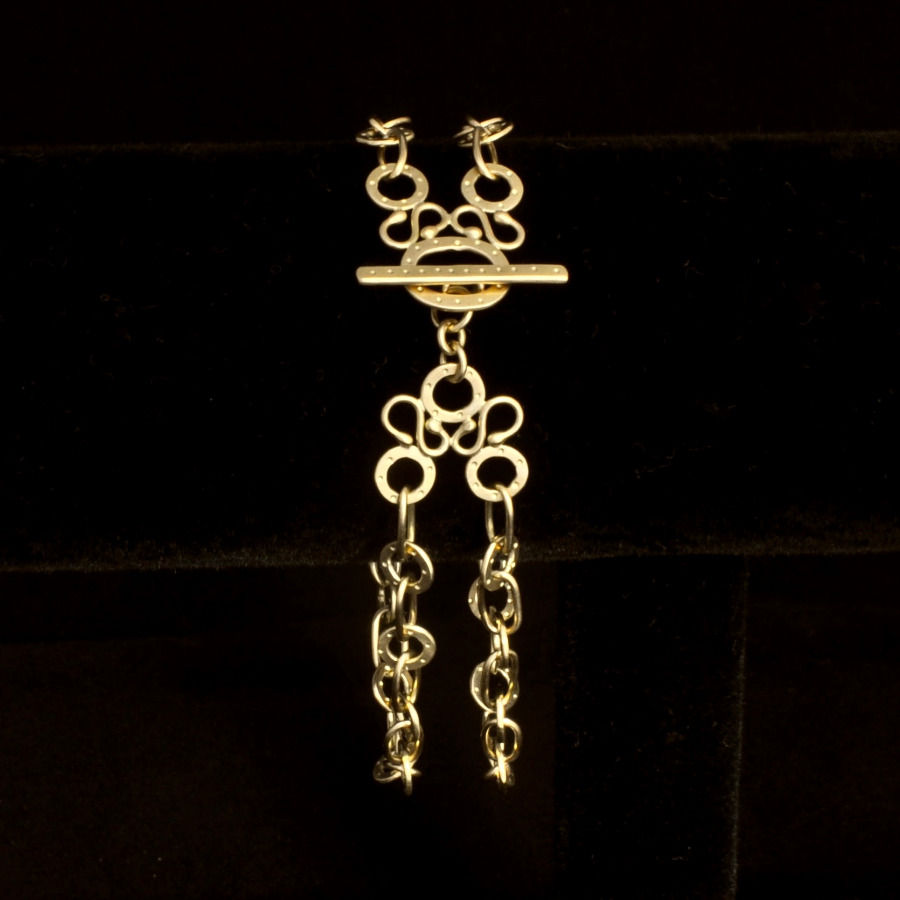 Thumbnail: Double Bracelet with Scroll Clasp