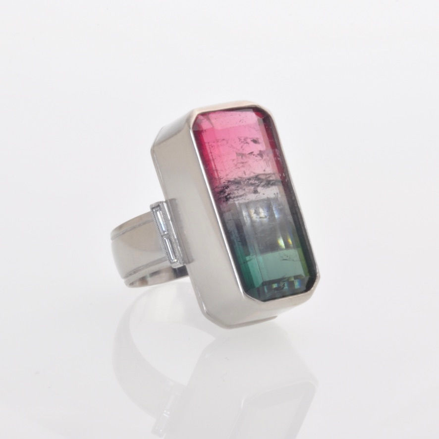 2025 Watermelon Tourmaline Ring