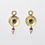 Thumbnail: Radiant Sapphire Dangles Earrings