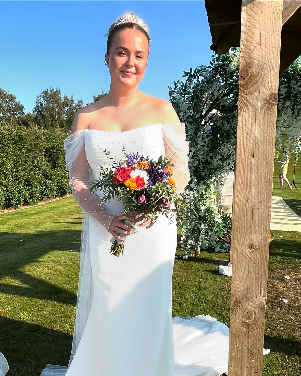 Our beautiful Bride!