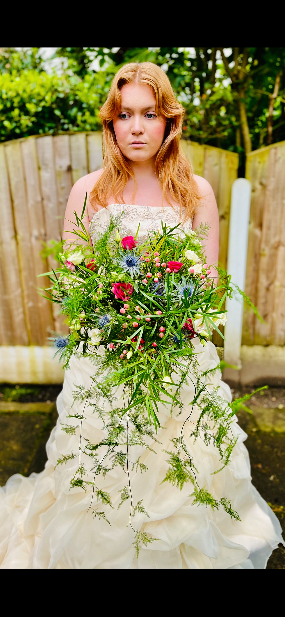 Trailing Bridal Bouquet