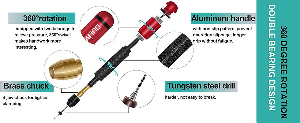 Thumbnail: Hand Drill with Multi Collets (Advanced)
