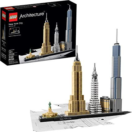 Thumbnail: New York City Skyline Model (598 Pieces) 21028