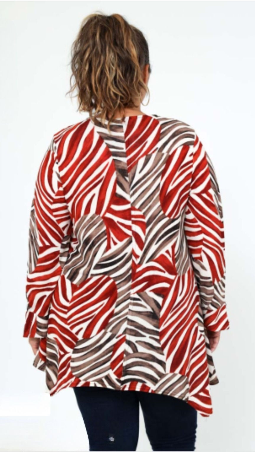 Miniaturbild: Blouse/pull légère à imprimés 2W Paris