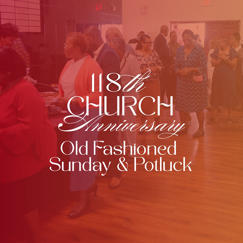 Old-Fashioned Sunday & Potluck Fellowship