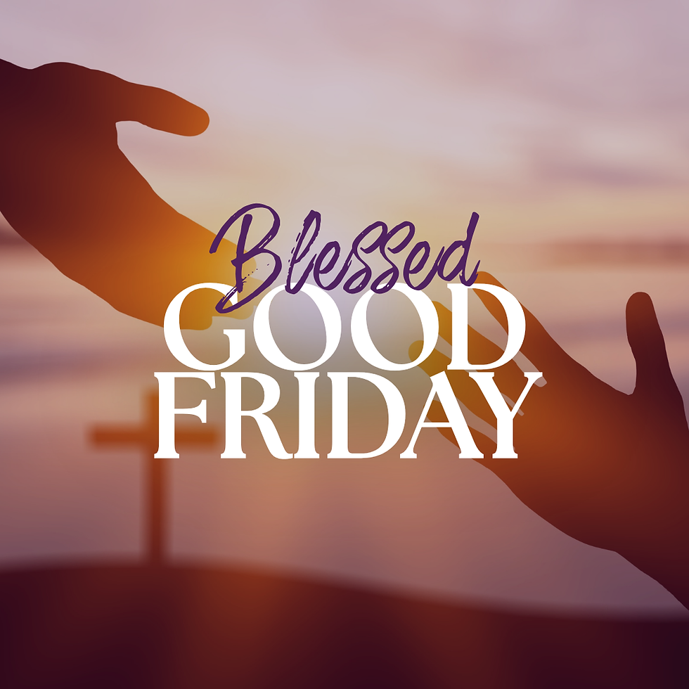 Good Friday: Church Office Closed