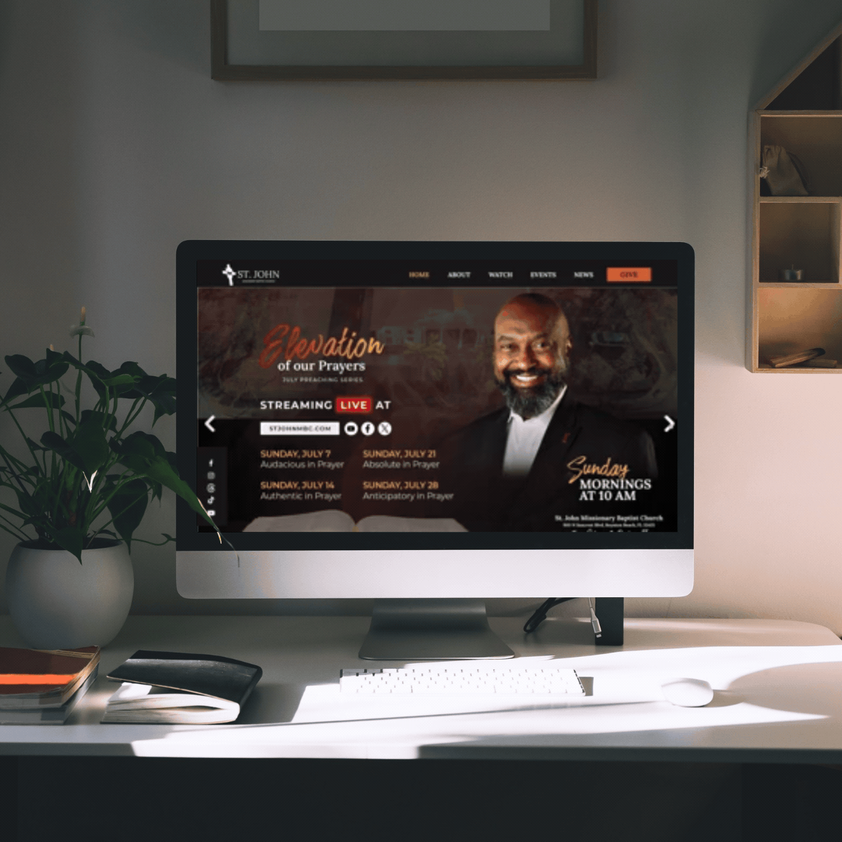 Cool texture video desktop mockup lesson promo linkedin post .gif