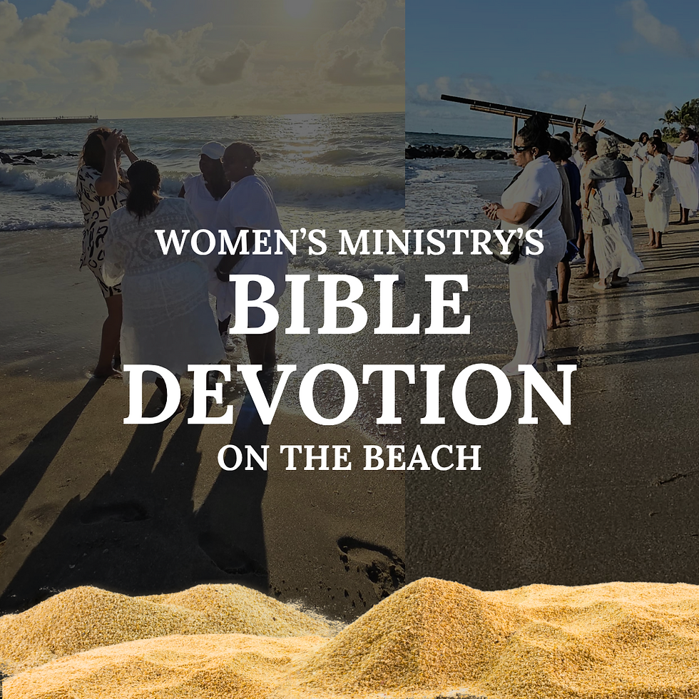 Women’s Ministry’s Bible Devotion on the Beach