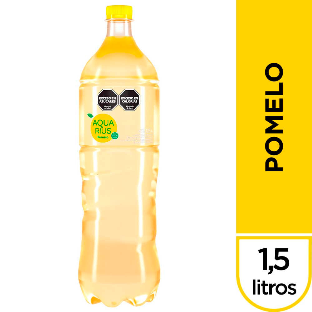 AGUA SABORIZADA AQUARIUS POMELO S/GAS 1,5 LTS