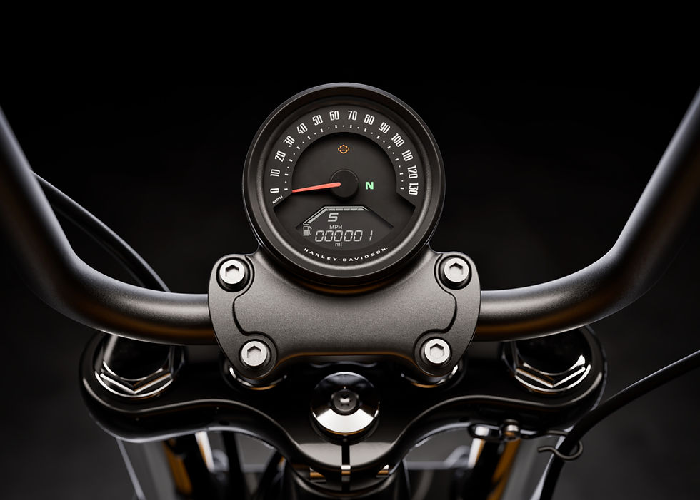 Painel da Harley-Davidson Street Bob 2025