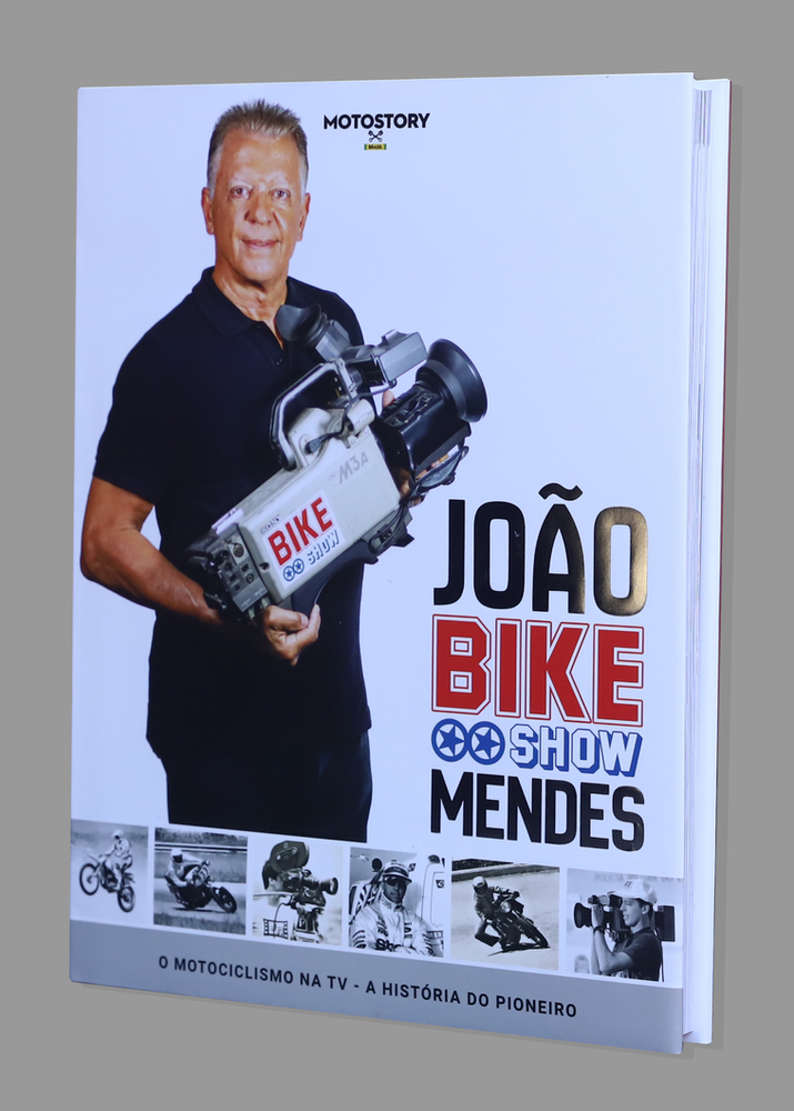 Jornalista João Mendes lança livro sobre 50 anos de motociclismo
