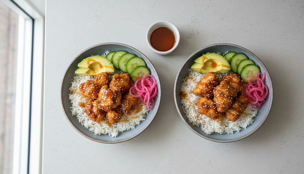 Crispy Hot Honey Cottage Cheese Chicken Bowls for a High-Protein Dinner