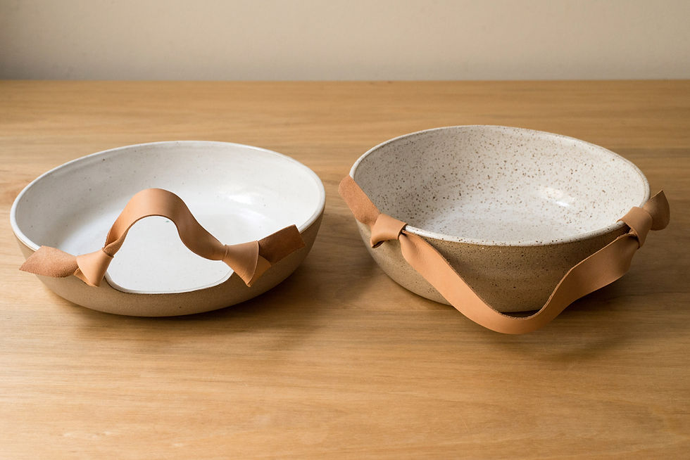 Miniatura: saladeira_ceramica_design_decoracao_couro