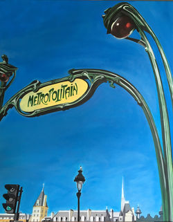 Métro St Michel 73x92 cm
