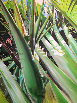 Green organ 100x120 cm