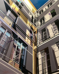 Fenêtres sur cour 73x92 cm