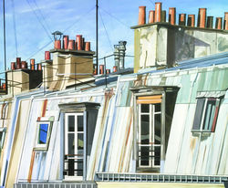 Toit de Montmartre 120x100 cm